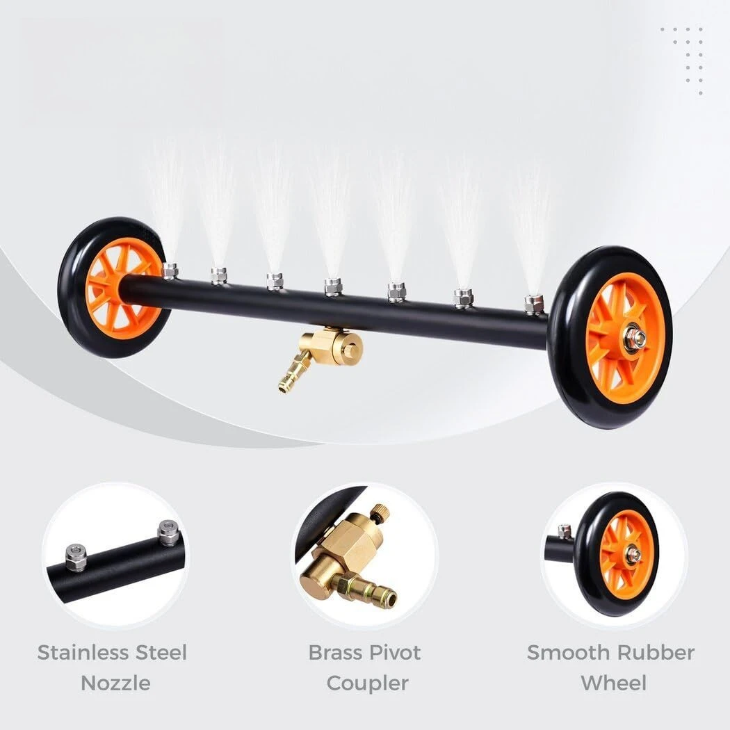 4000PSI High Pressure Car Under Body Chassis Washer Undercarriage Cleaner Water Broom Cleaner Kit for 1/4