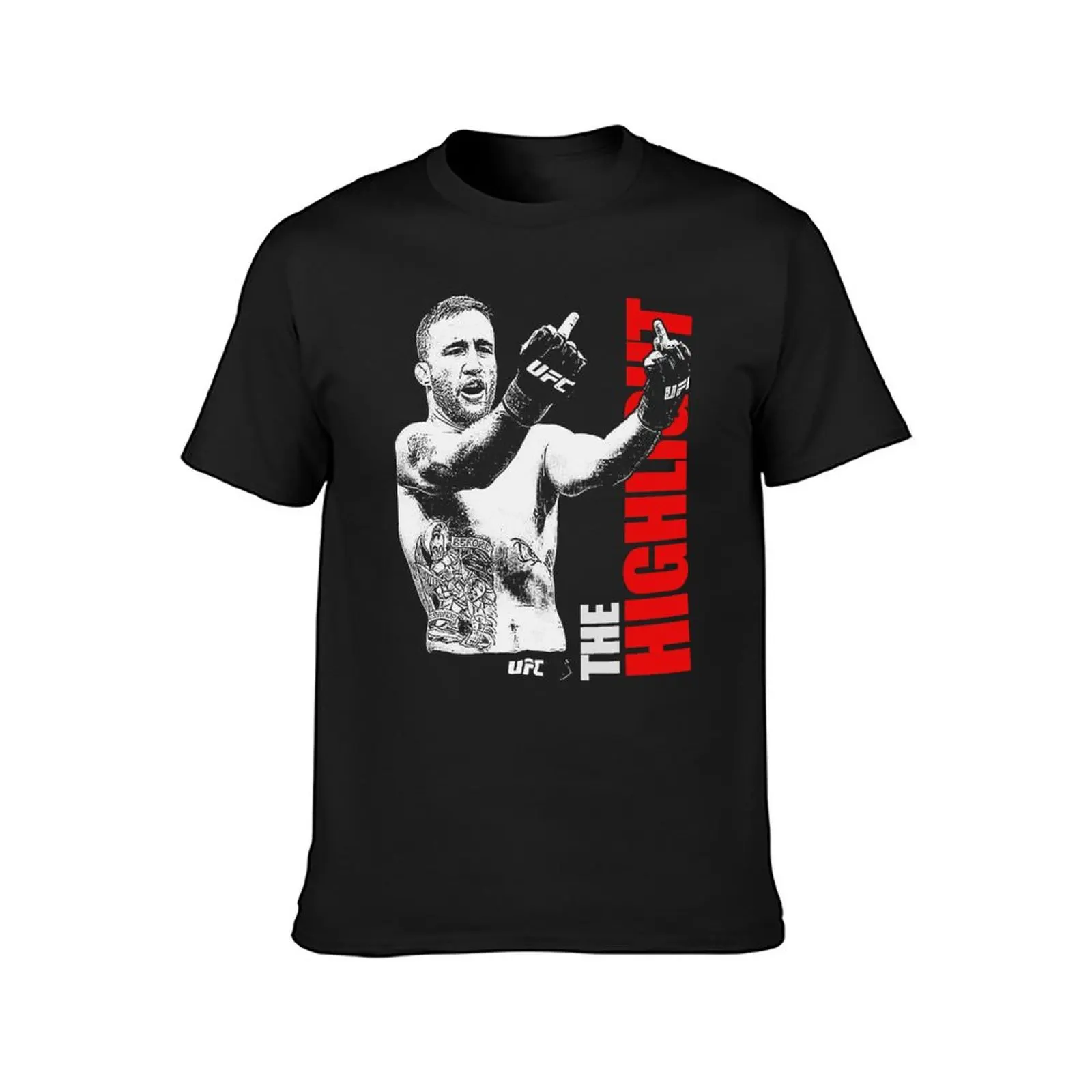 T-Shirt Justin Gaethje The Highlight pour hommes, vêtements d'anime graphiques, vêtements Kawaii