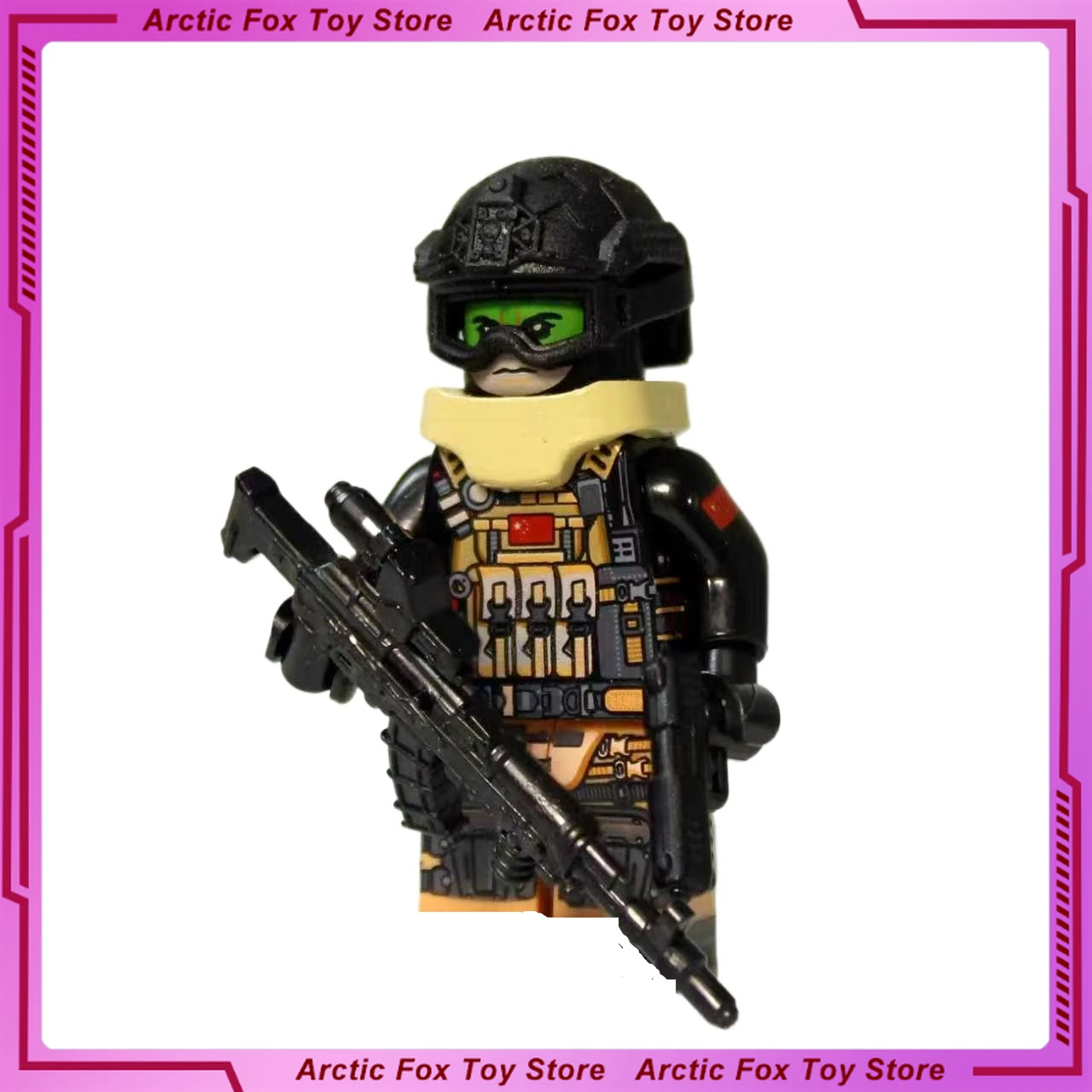 

5 см третья вечеринка, военная серия, строительные блоки спецназа, экшн-фигурка, модель из ПВХ, настольные украшения, коллекция, подарочная игрушка для детей