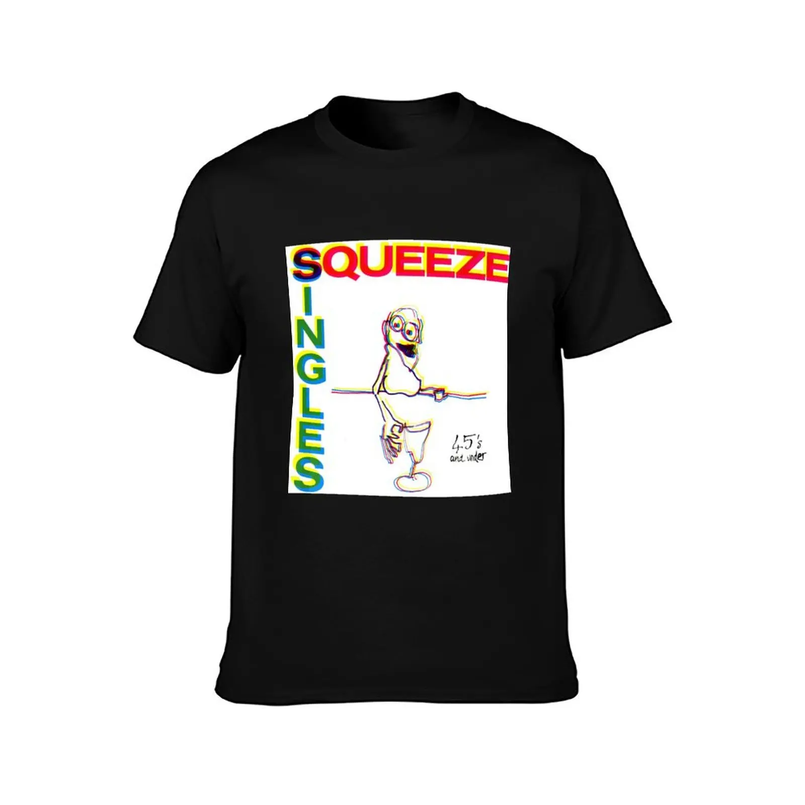 Squeeze singles 45s and under T-Shirt vintage clothes oversized graphic tee t shirts men