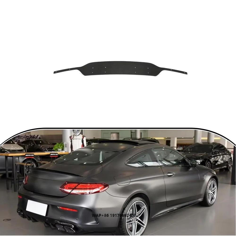 

Car bumpers formercedes w205 Carbon Fiber C205 Rear Diffuser Lip for MercedesBenz C Class A205 C205 W205 C63 AMG2019-2021 2 Door