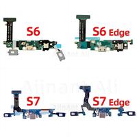 AiinAnt USB Date Charging Dock Board Port Connector Charger Flex Cable For Samsung Galaxy S6 S7 Edge G920F G925F G930F G935F