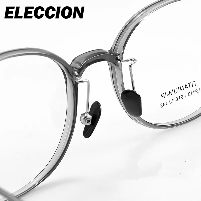 ELECCION Prescription Glasses Business Comfortable Optical Eyewear Men Women Glasses Frame Myopia Photochromic Anti Blue Ray