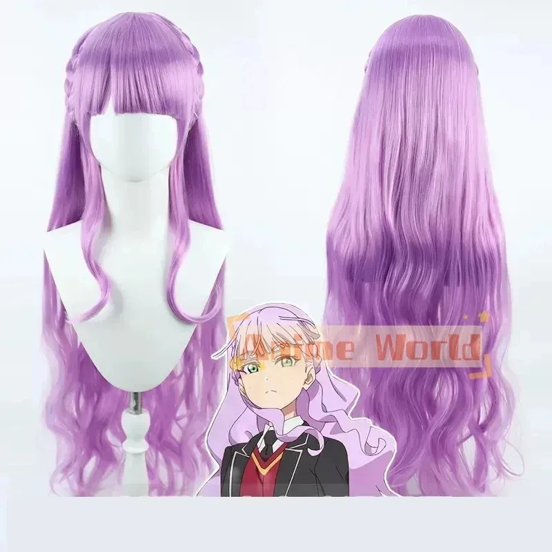 리엘라! 러브라이브!슈퍼스타!! Wien Margarete 코스프레 가발 80cm 긴 내열성 합성 머리 할로윈 파티 역할 놀이