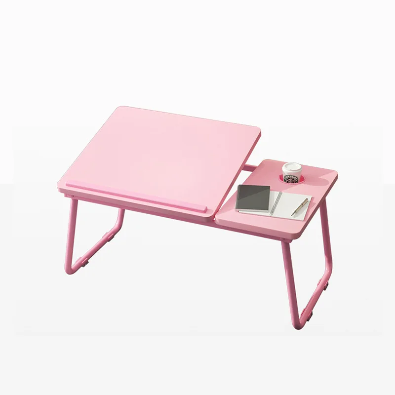 Bed adjustable laptop desk, foldable lazy desk, children's student dormitory bedroom study desk