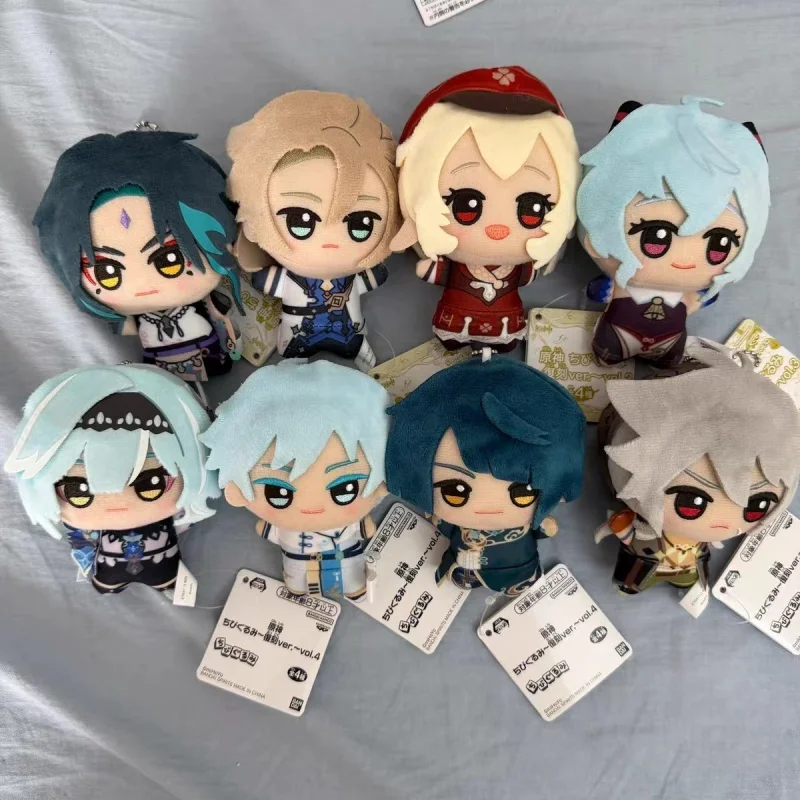 【In Stock】Genshin Impact Plush-Like Texture Doll Keychain Vol 2 Anime Character Cute Stuffed Doll Collectible Toy Ornament Gift