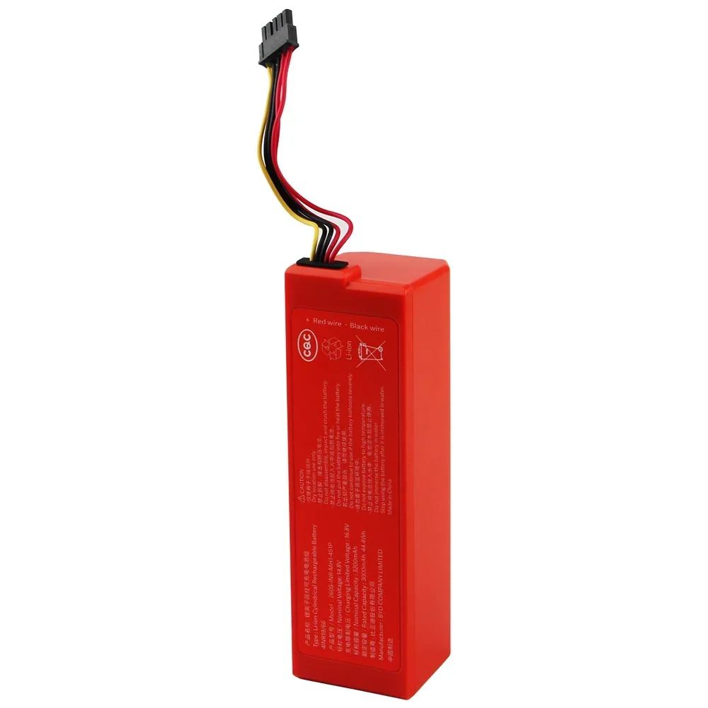Replacement Battery 260S-INR-MH1-4S1P For Xiaomi MIJIA Sweeping And Dragging Robot 2 New High Quality Batteries 3200mAh
