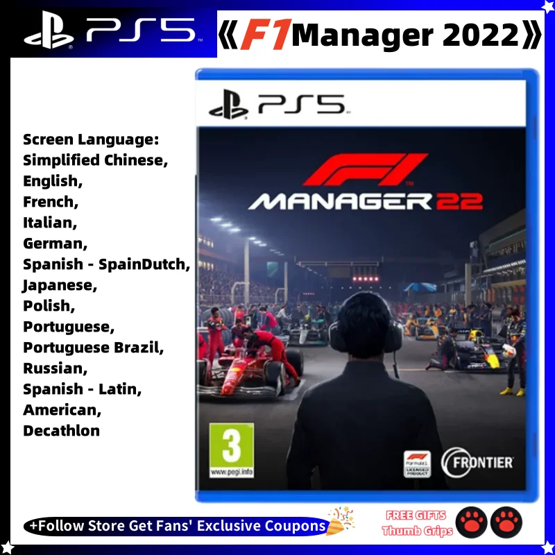 

Игровой CD-диск Sony Playstation5 PS5, новинка F1 Manager 2022, официальная оригинальная физическая игровая карта Playstation 5 PS5 F1 Manager 2022