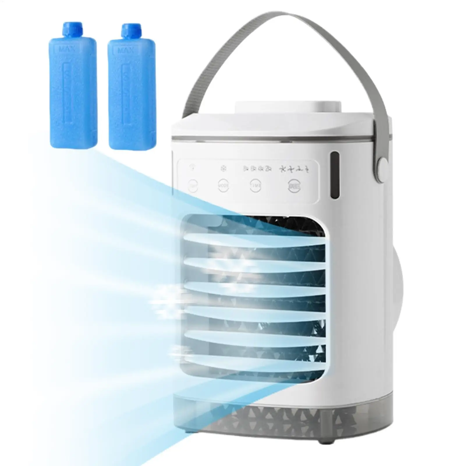 

Air Conditioner Fan Air Cooling Fan Space Cooler Cool Gadgets Quiet With Timer Small Rechargeable Humidifier Evaporative Fans