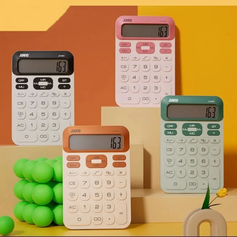 آلة حاسبة مكتبية قياسية ، 12 رقمًا ، نحيف جدًا ، خفيف الوزن ، محمول ، بساطتها ، مكتب ، منزل ، استخدام يومي