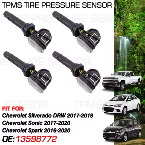 Tire Pressure Monitor Sensor For Chevrolet Silverado DRW Chevrolet Sonic Chevy Spark 2016 2017 2018 2019 2020 13598772 315 MHz