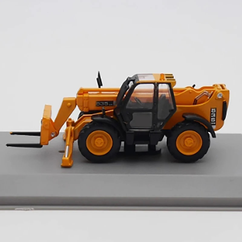 مقياس 1:72 JCB 535 125 تلسكوبي بوم رافعة شوكية محاكاة سبيكة لودر أطفال بالريموت كنترول نموذج عرض تحصيل هدية لعبة تذكارية