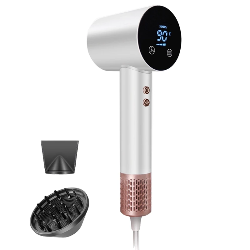 Super Hair Dryer For Hair 220-240V 1500W High Power Blow Dryer Styling Tool Professional Ionic Hairdryers EU Plug