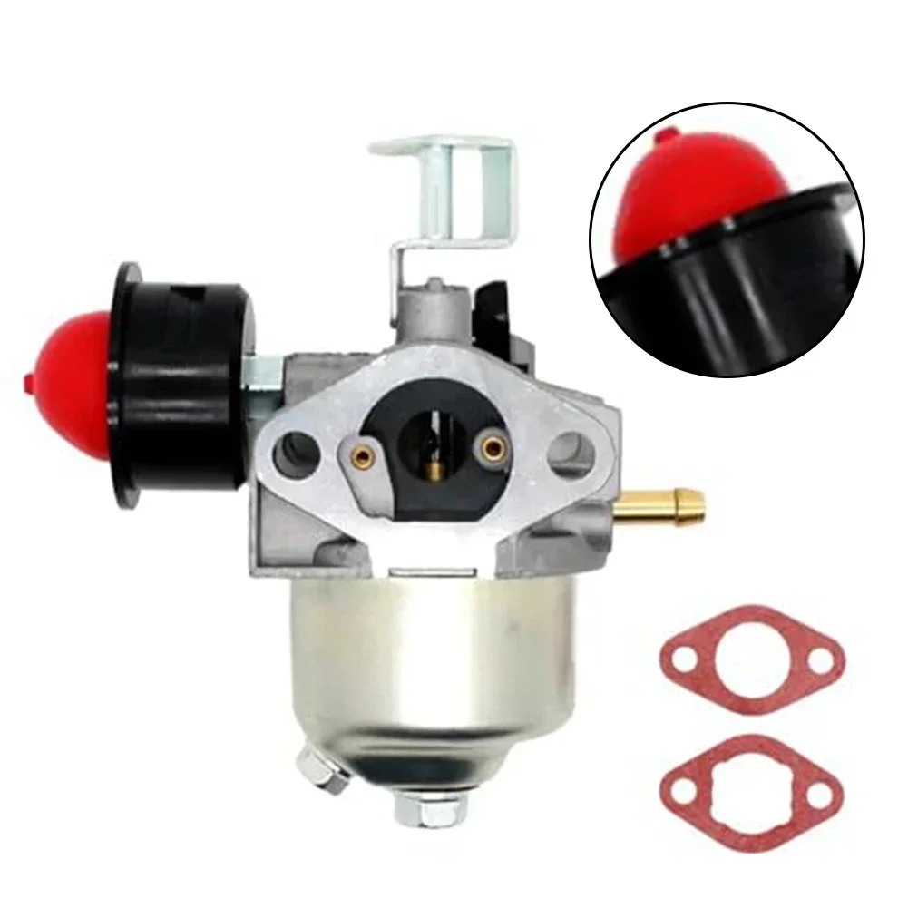 1set Carburettor With Primer Bulb Gaskets Kit 1P56F Carburetor Carb Engine Parts For Lawn Mower Garden Power Tools Accessories