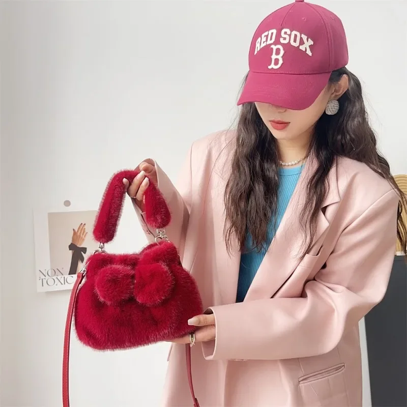 

Bow Crossbody Bag for Woman Shoulder Bags Versatile Purse and Handbags Designer Bag Female Bags Сумка Женская Bolsos Mujer 가방