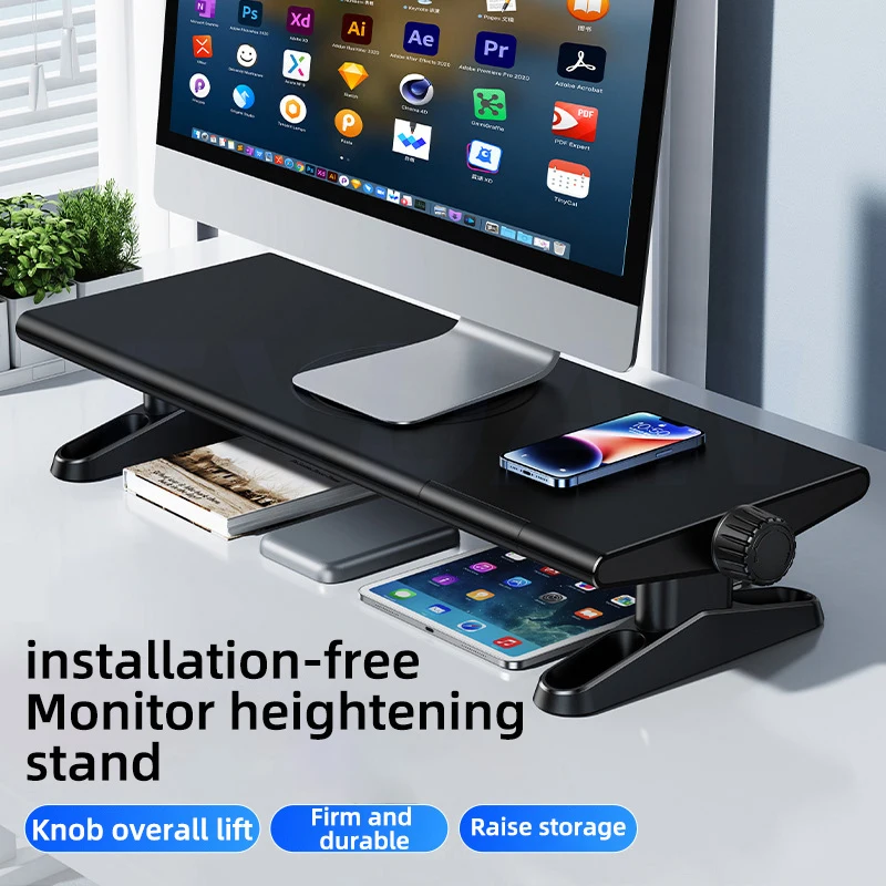 Monitor laptop Booster Stand Can Be Lifted Up to 160MM Office Home Shelves Portable Laptop Booster Stand Monitor support