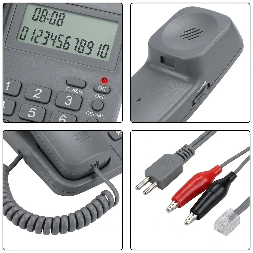 1pc C019 Network Cable Telephone Line Tester Telephone Lines Cables Testing Meter For Continuity Connection Fault Testing