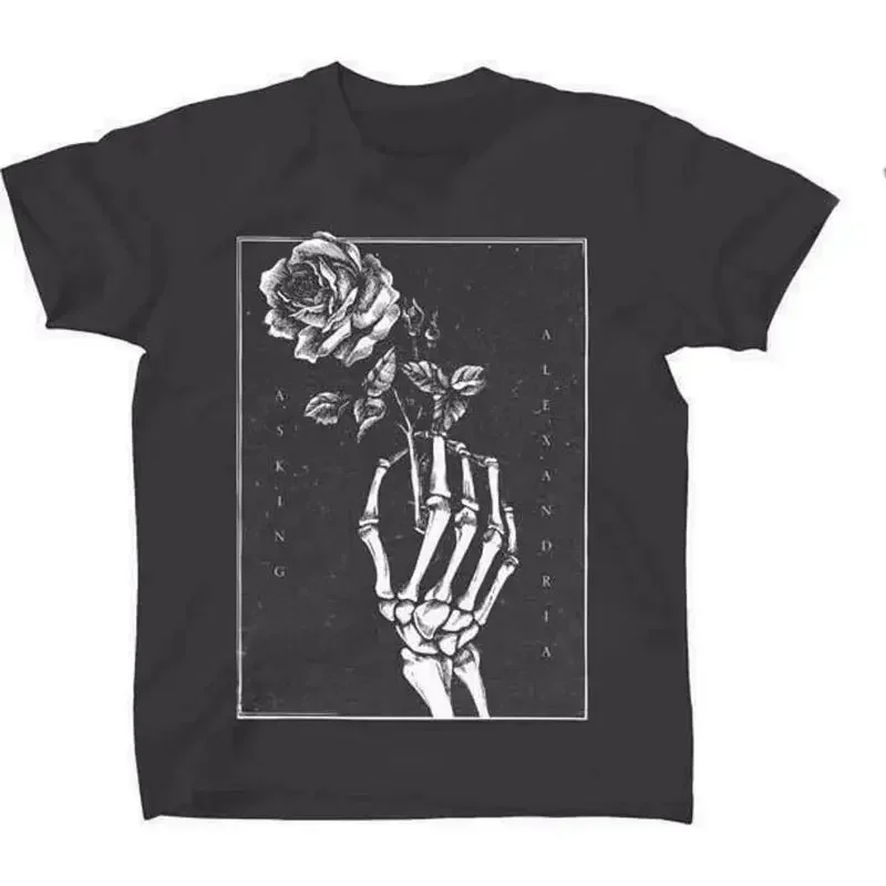 Asking Alexandria „Skeleton Rose“ T-Shirt