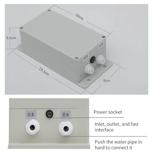 Imagen 2 del producto Bomba de agua eléctrica de 12V, grifo de cocina para caravana, bomba de succión de agua automática, 1,5 L/min, autocaravana, barco, galley, bomba de agua