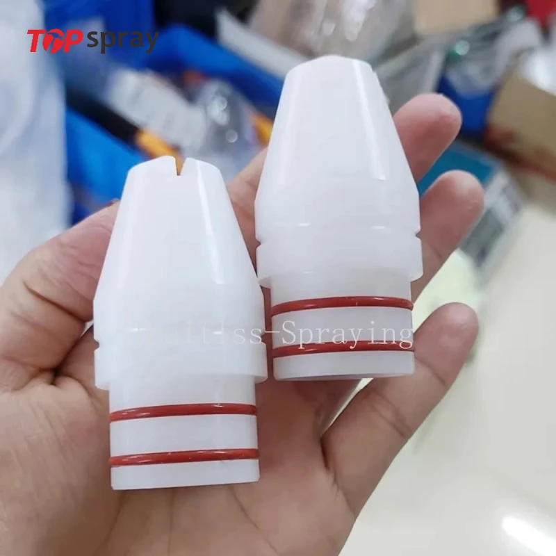 

Topspray 10PCS 141045 4mm Flat-Spray Nozzle with O-rings for Nor dson Versa-Spray II Automatic Powder Spray Gun