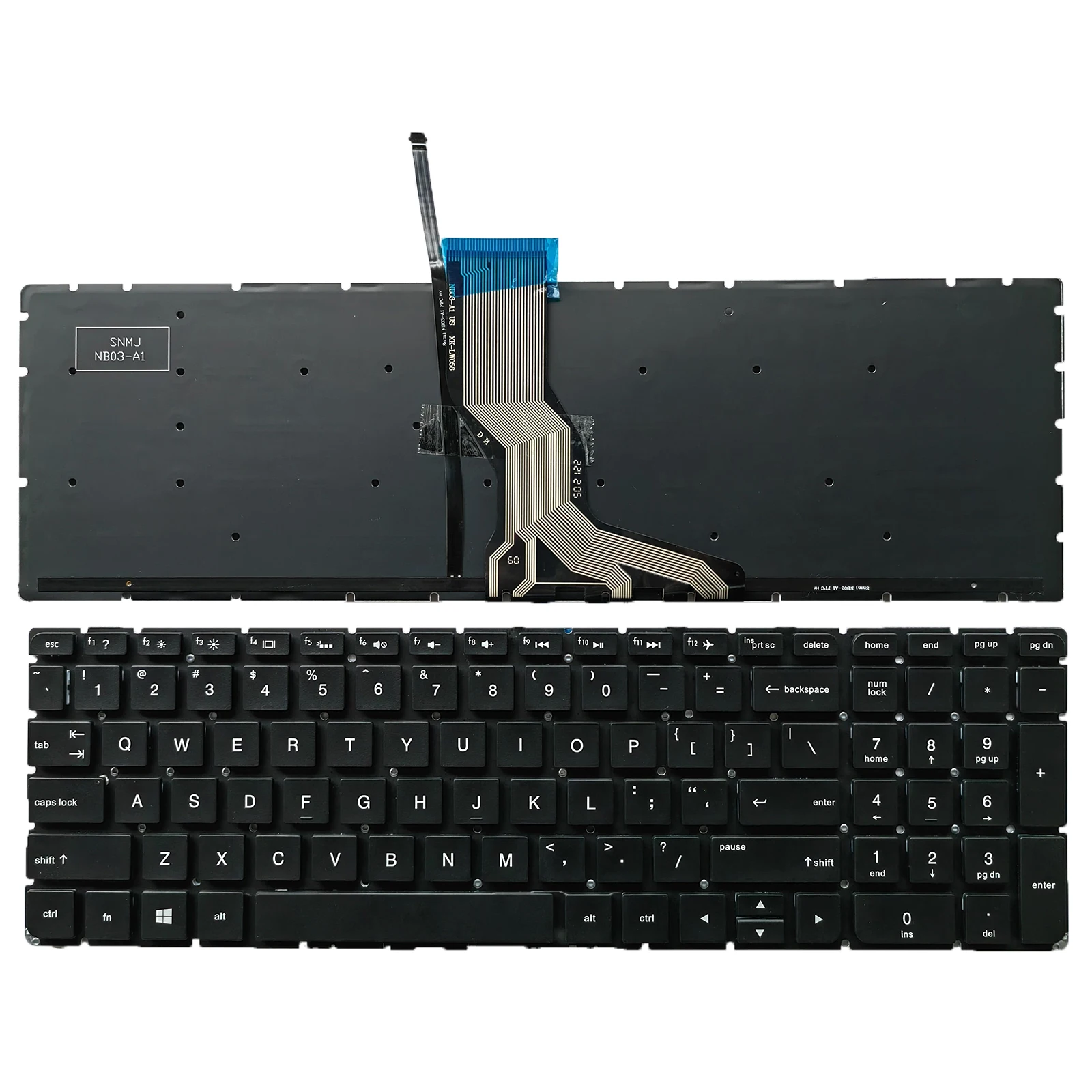 US Keyboard For HP Pavilion 15-AB 15T-AB 15Z-AB 15-AK 15-BC 15-AU 15-AB000 15-AB100 15-AB200