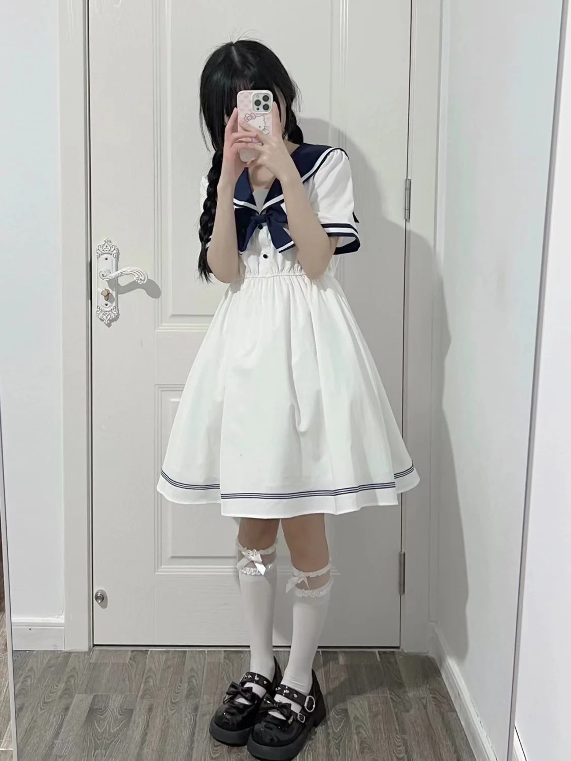 Studente giapponese Kawaii JK Abito Dolce Lolita Uniforme da marinaio Halloween Ragazza carina della scuola Gioco di ruolo Love Live Abito da festa cosplay