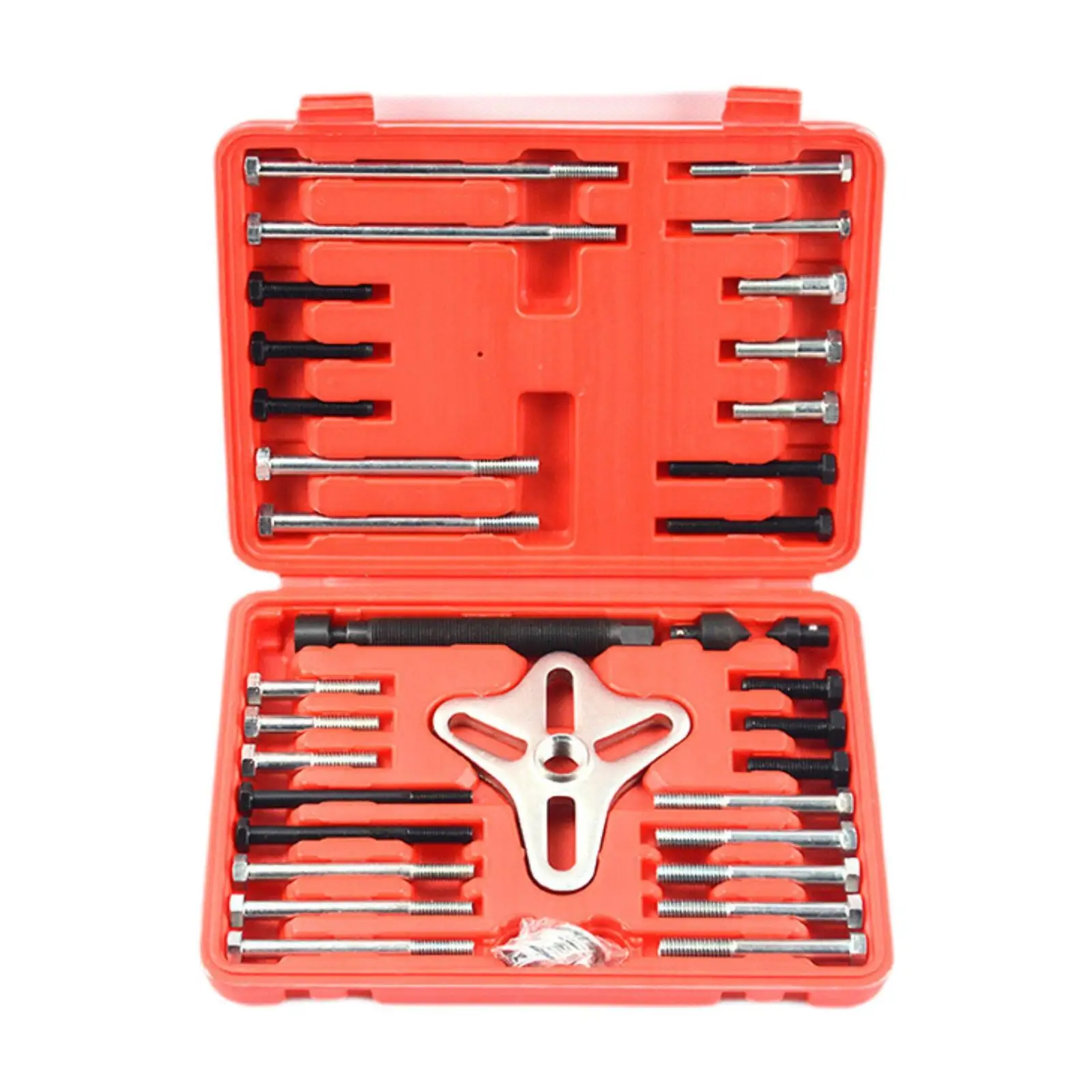 

46x Steering Wheel Puller Harmonic Pulley Puller Tool Gear Puller with Carrying Case Accessory Crankshaft Pulley Removal Tool