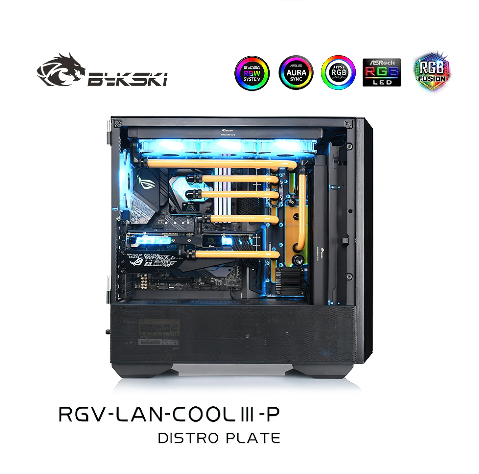 

Bykski Distro Plate Water Cooling Kit for LianLi Lancool III Chassis CPU GPU RGV-LAN-COOLIII-P