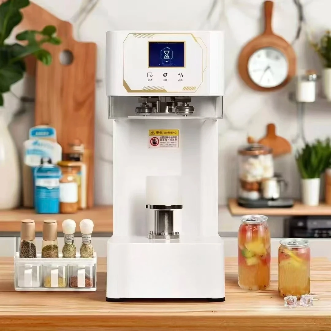 Cross-border Exclusive Supply SupCommercial Beverage Can Sealer Specially for Milk Tea and Soda Coffee Cake Juice Beer.