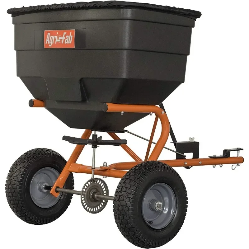 HOME.Inc 45-0547 185 lb. L & G Tow Broadcast Spreader, Orange