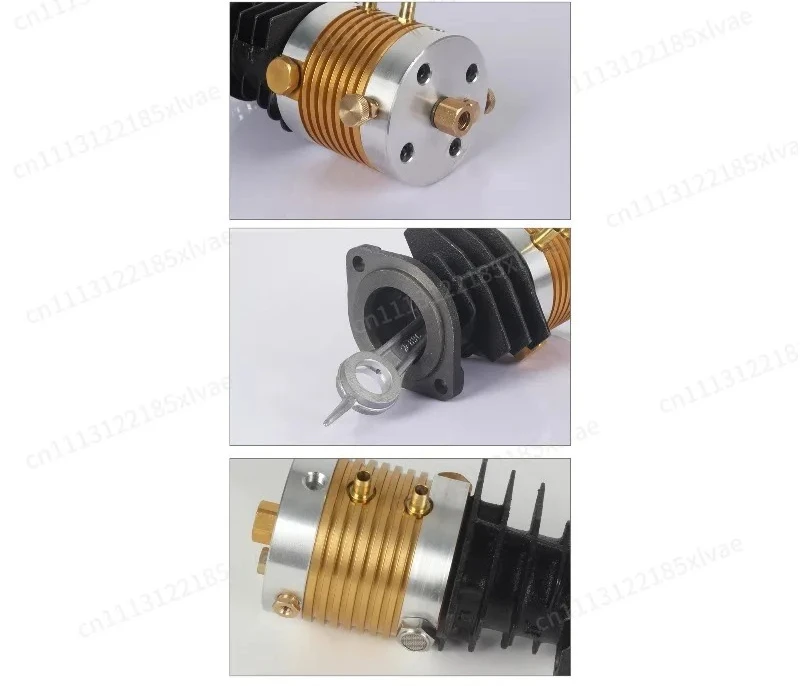 Single Cylinder Pump Head 30MPA 4500PSI High Pressure PCP Air Compressor Cylinder Head Replacement Repair Spare Parts