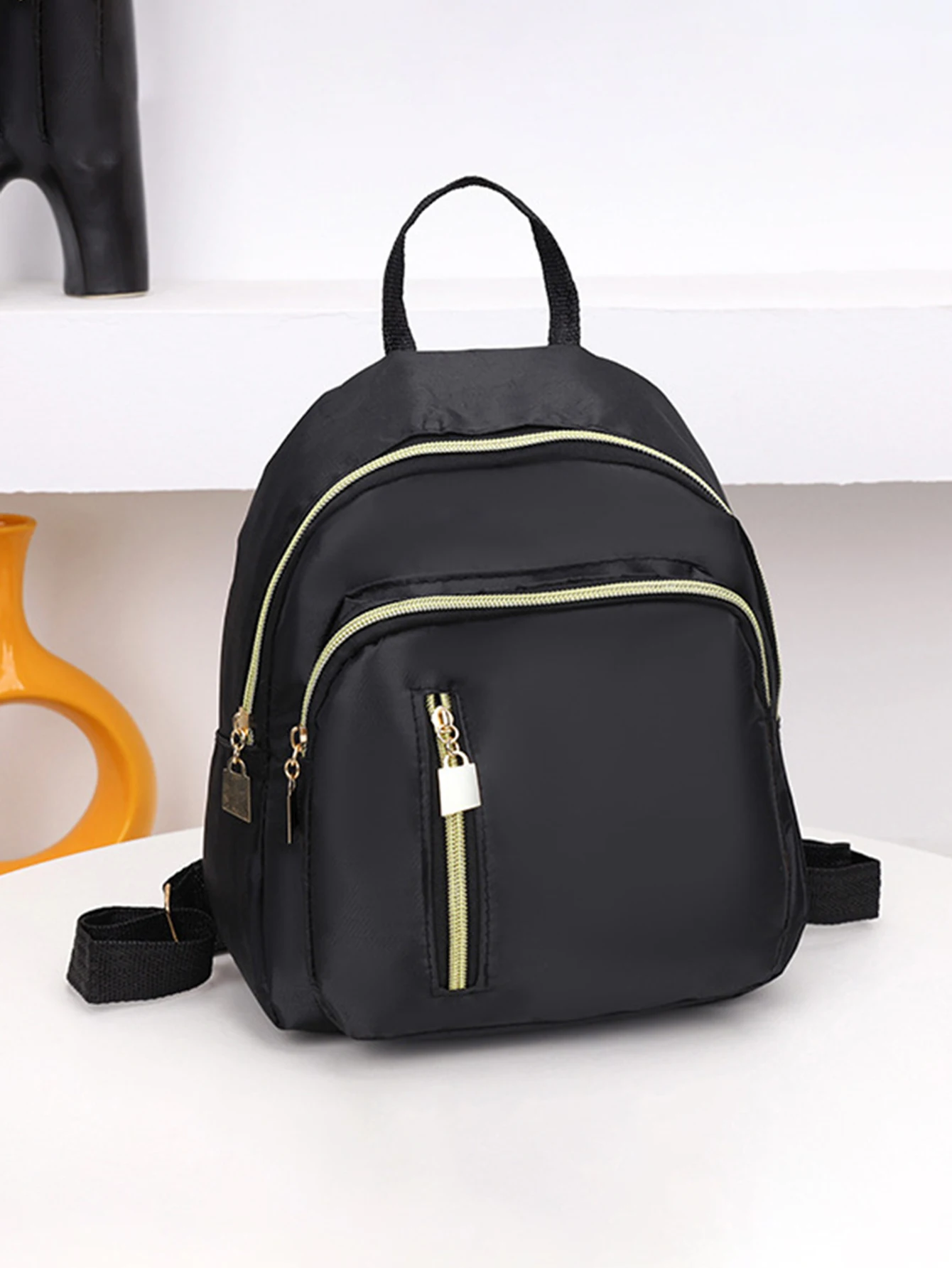 Modischer Freizeitrucksack für Damen, kleine, leichte Alltagsreisetasche für das College, Pendeln, Outdoor, niedliche Alltags-Umhängetasche – Detail 1
