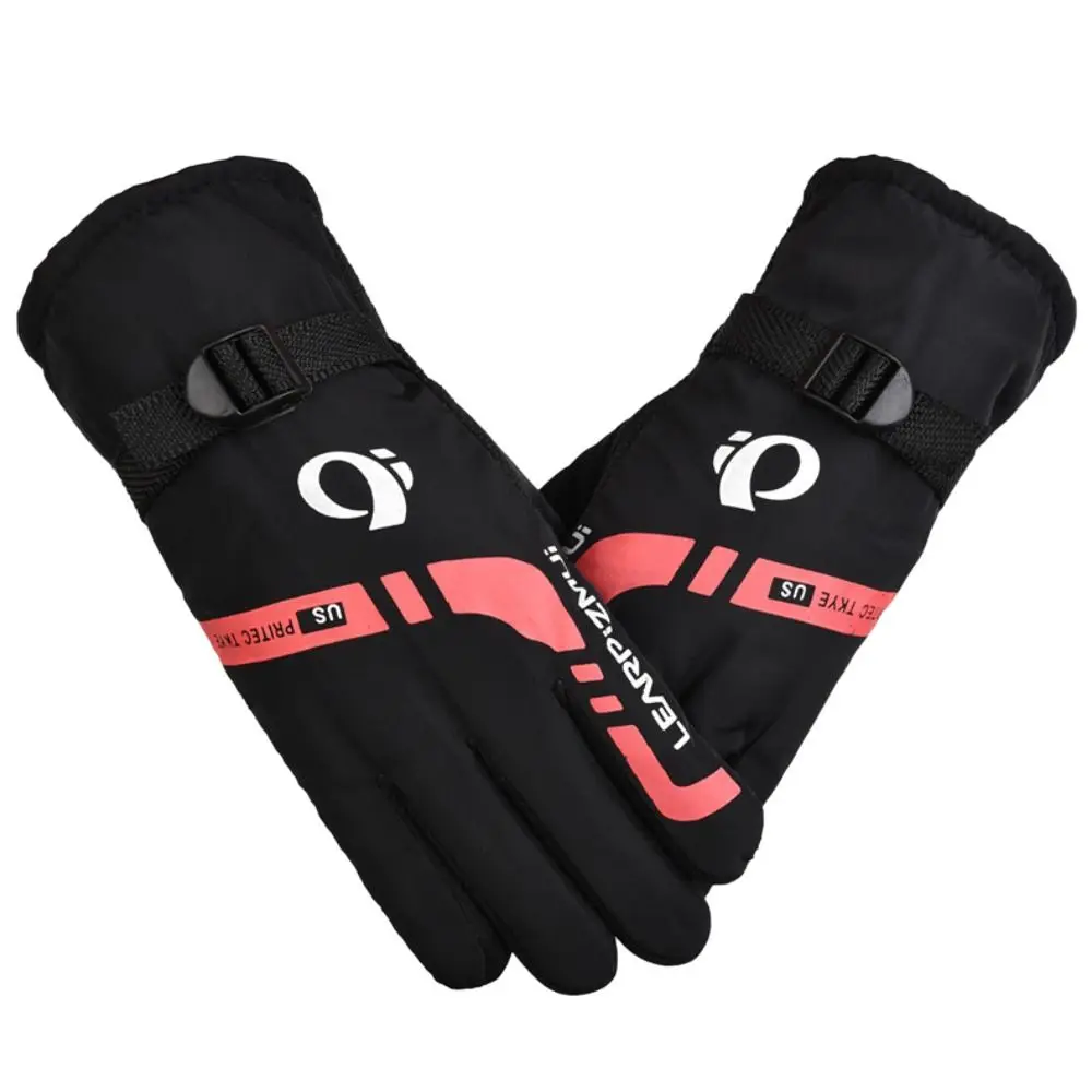 

Новые модные толстые плюшевые кожаные перчатки из искусственной кожи с сенсорным экраном, варежки с полным пальцем, женские варежки