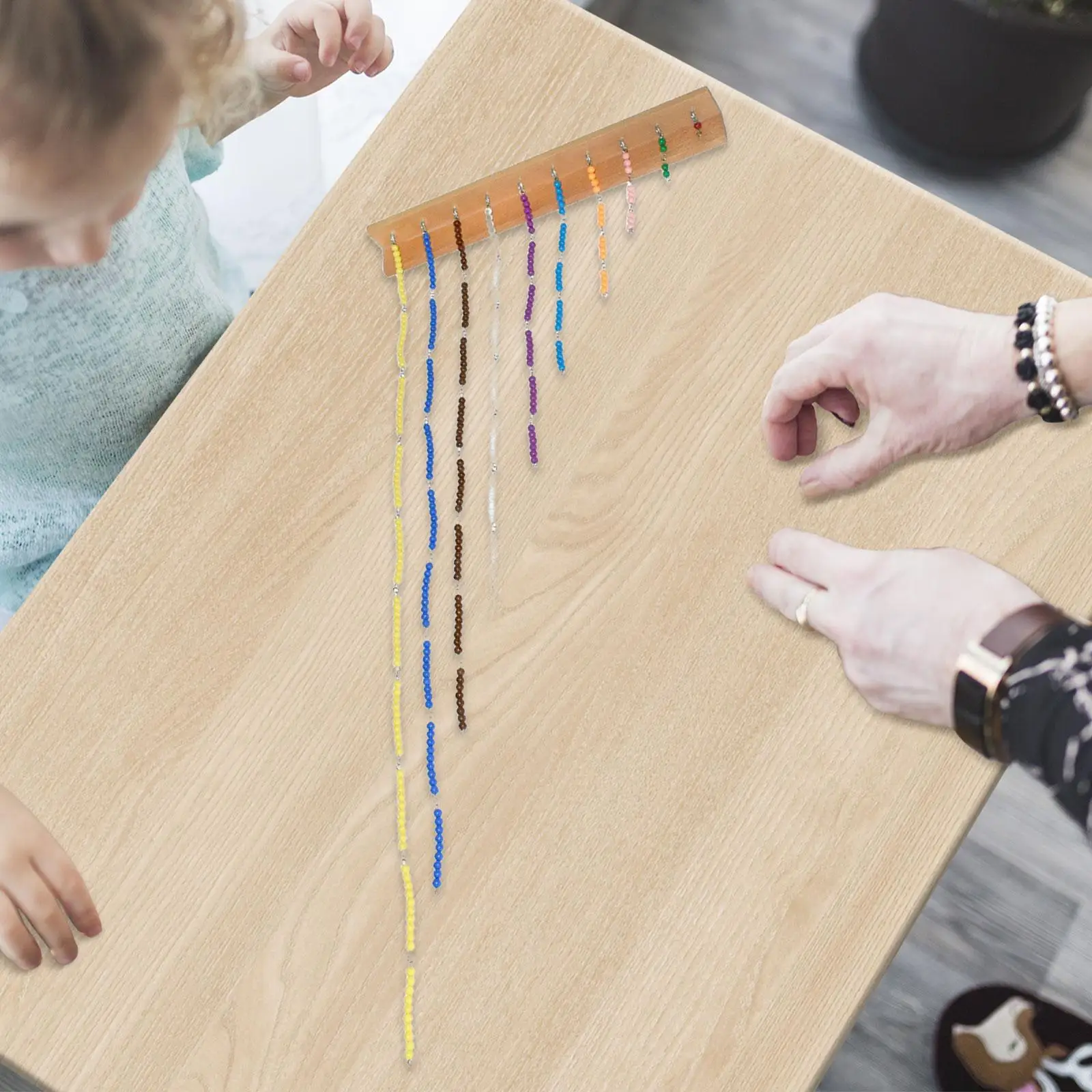 Kralen Wiskunde Materiaal Voorschoolse Leermateriaal Leermiddel Voorschoolse Educatie Speelgoed Voor Cadeau Kinderen 3-5 Kinderen