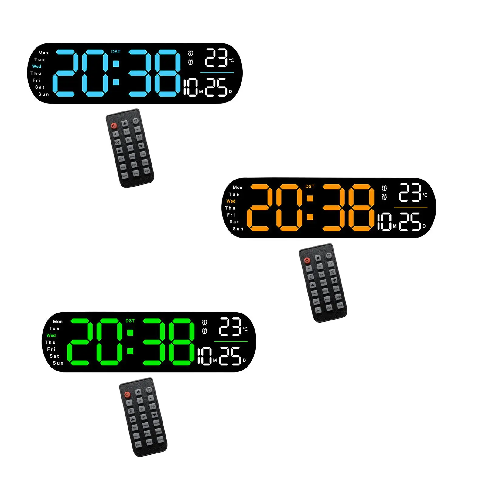 

Digital Alarm Clock with Temperature Display for Living Room NightStand Dorm