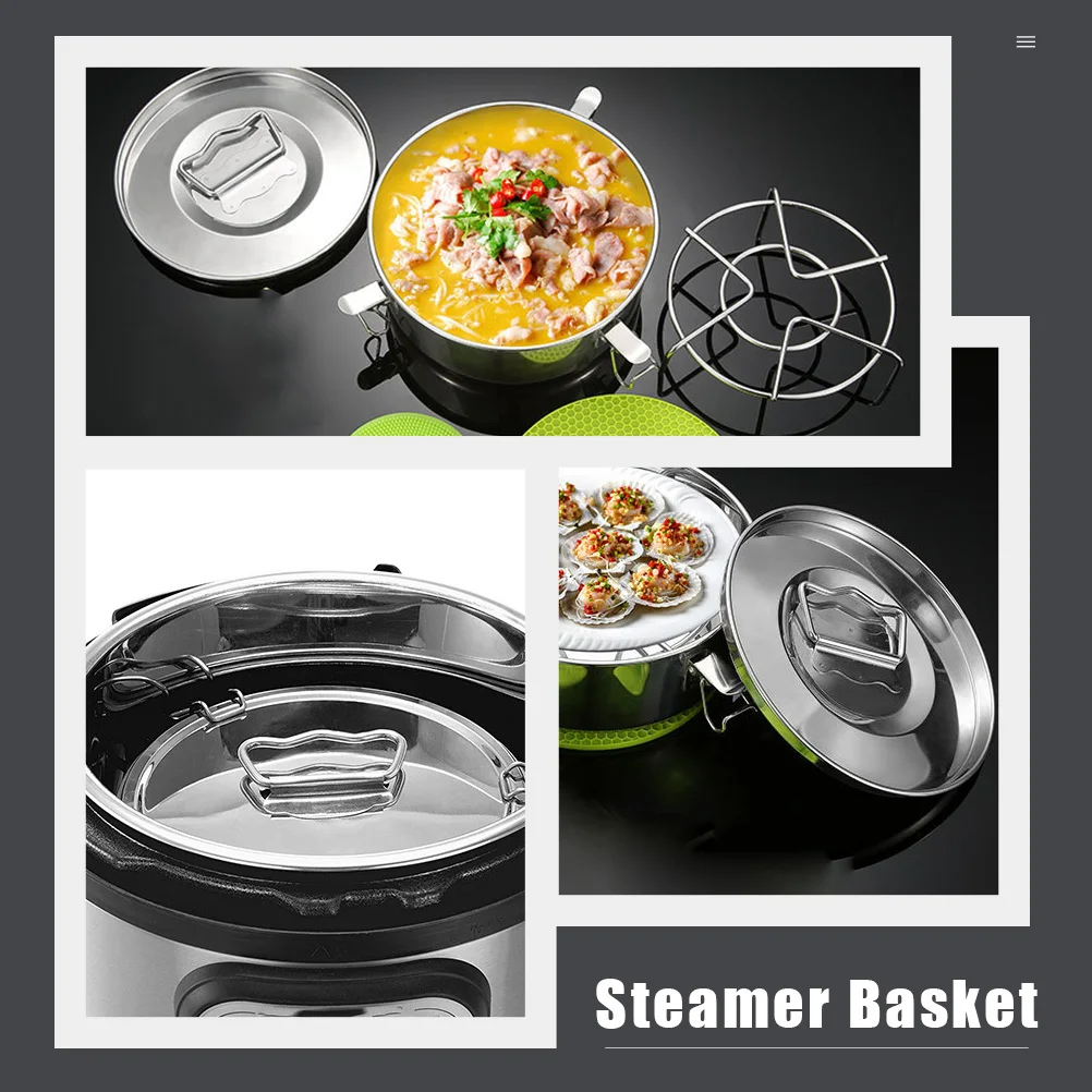 

Stainless Steel Basket For Electric Rice Cooker Multi-Functional Kitchen Cooking Steamer Food Steamer Household