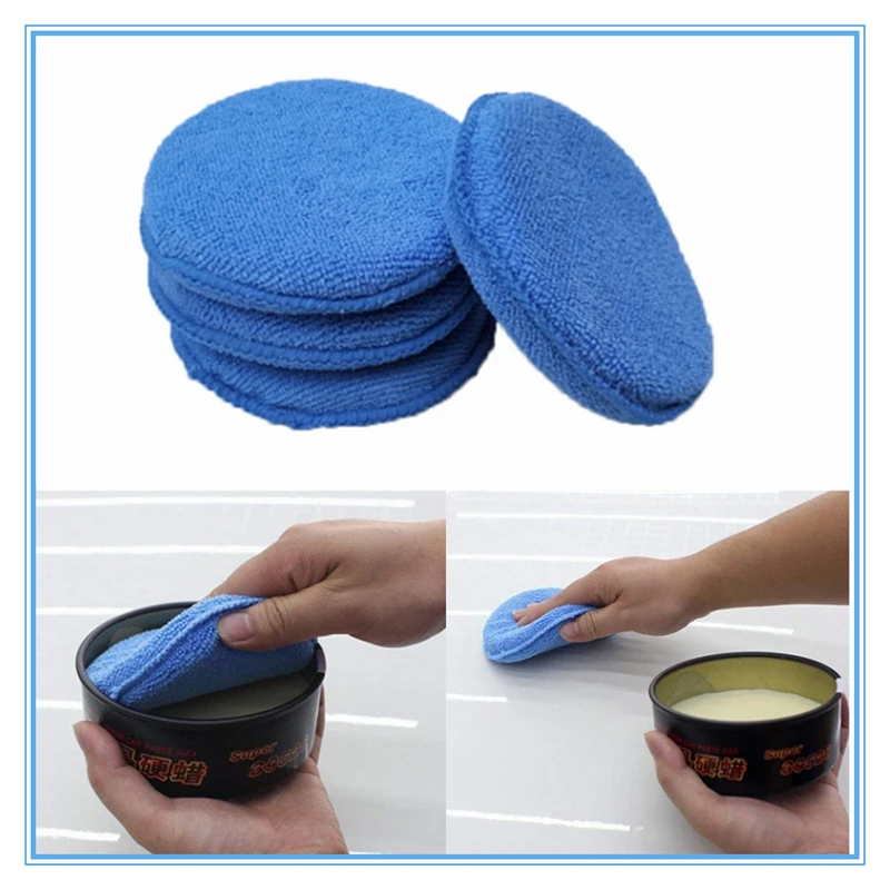 

Двусторонние подушечки для аппликатора воска для автомобиля, 8 шт. — набор губок для полировки из микрофибры и мягкой пены для нанесения воска, полировки, составления — Scrat