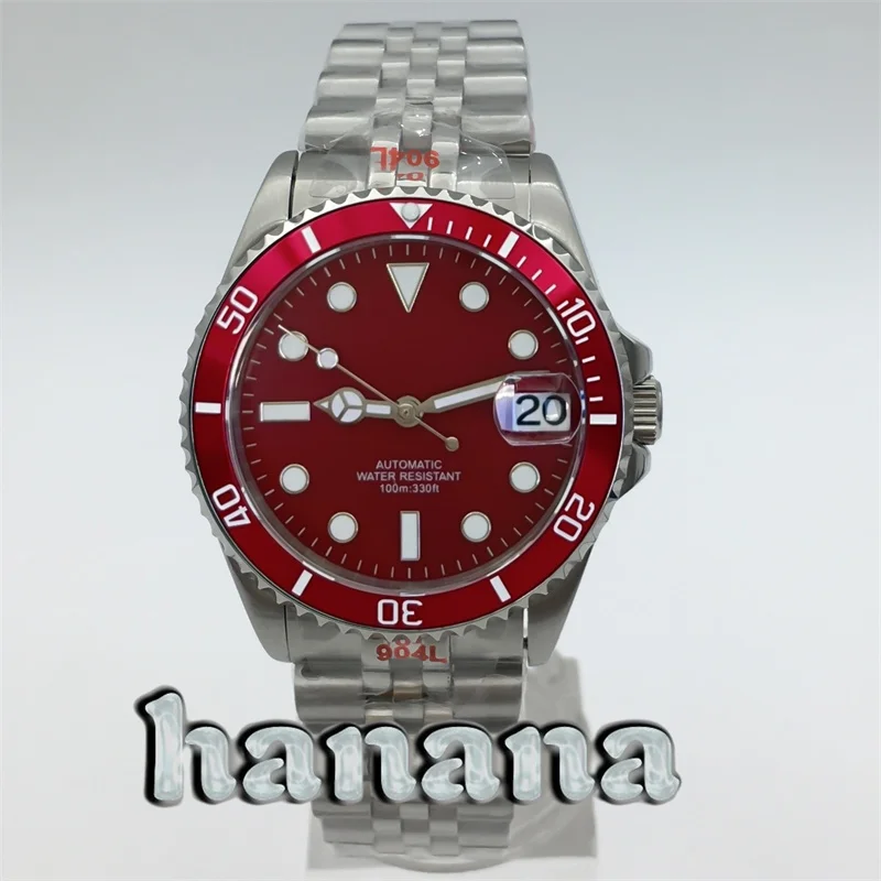 

36mm 38mm diving watch men's NH35 mechanical watch sapphire glass water-resistant 100 meters unidirectional rotation 60 clicks