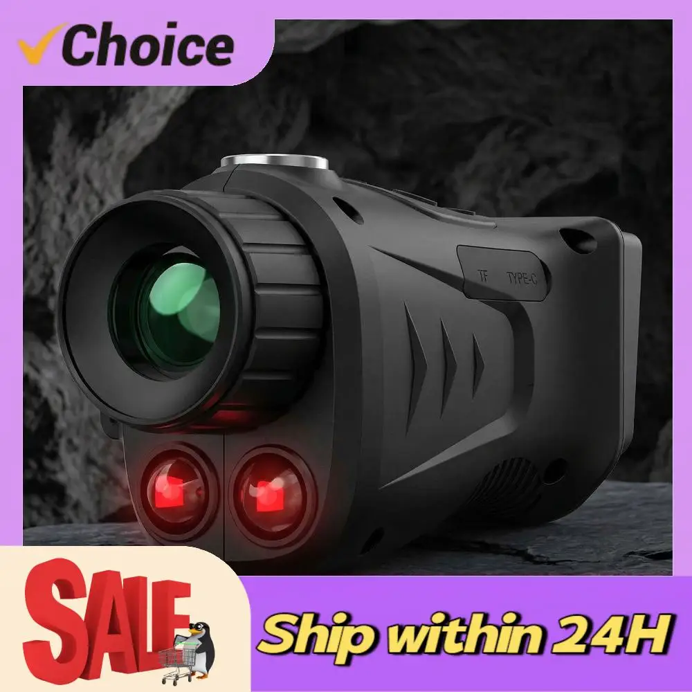 

4K Infrared Night Visions Device Rechargeable Night Visions Monocular with 2.8 Inch Large Screen 18X Digital Zoom for Camping