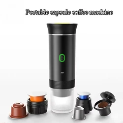 Youpin 3 in1 Wireless Electric Portable Espresso Coffee Machine For Car Home Camping Travel Steam Heating Capsule Coffee Maker