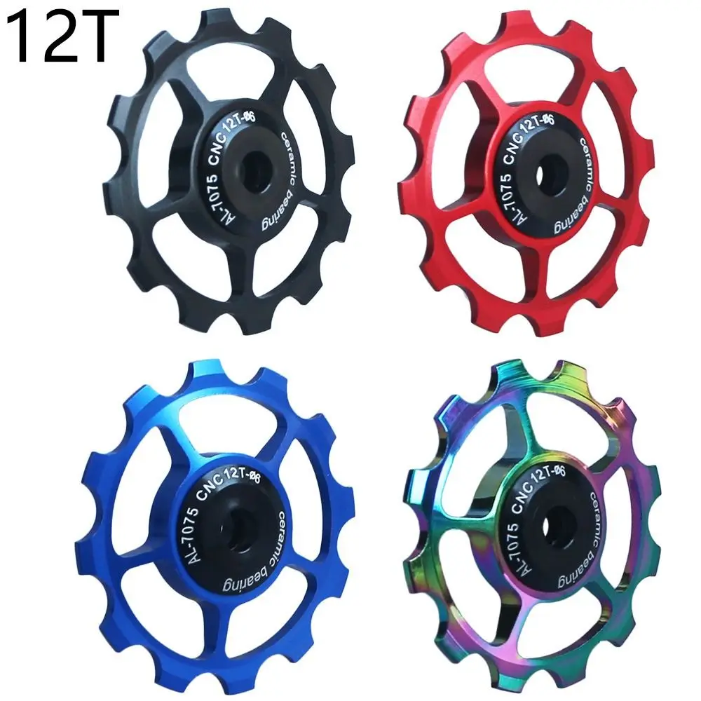 10T 11T 12T 13T 14T 15T 16T 17T MTB Road Bike Rear Derailleur Pulley Roller Ceramic Bearing Guide Jockey Wheel