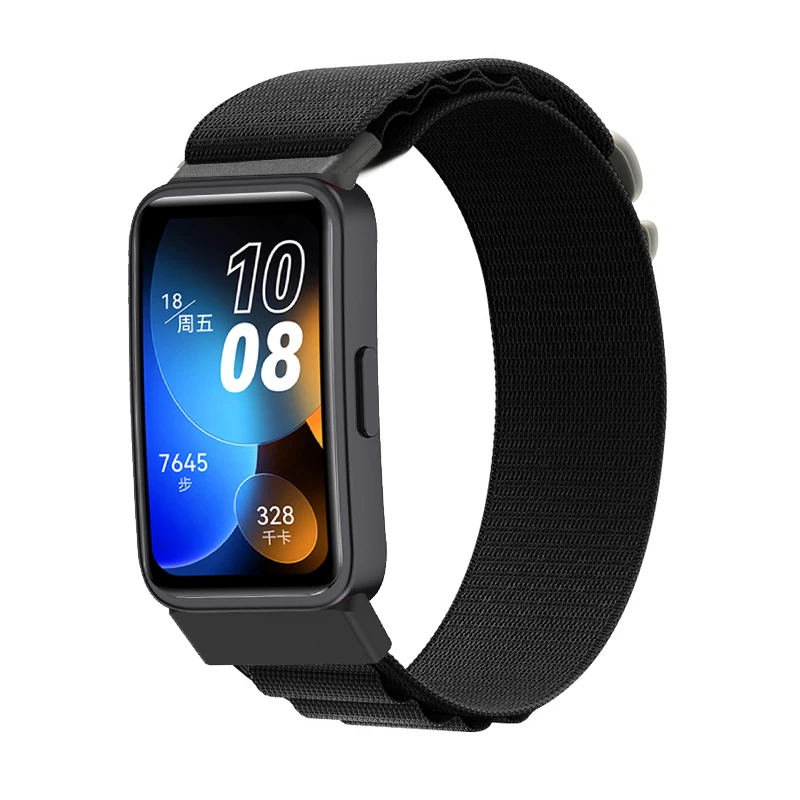 Alpine Loop for Huawei Band 9 8 Strap Accessories Adjustable Wristband Elastic Nylon Bracelet Correa for Huawei Band9 band8 band