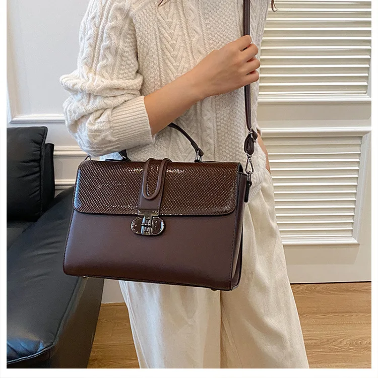 

2025 Latest Designer Handbags Women - Multi-Way Purse (Crossbody/Handheld/Shoulder), High-End Flip Top Bag, Stylish & Practical