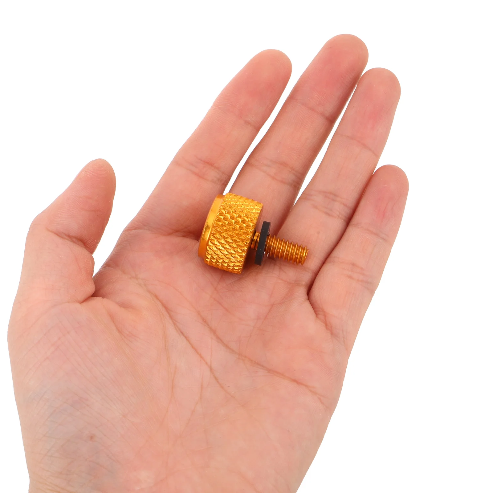 

Motorcycle Rear Seat Screw Universal Fit Knurled Thumb Bolt for Quick Release No Tool Installation Seat Mount Hardware