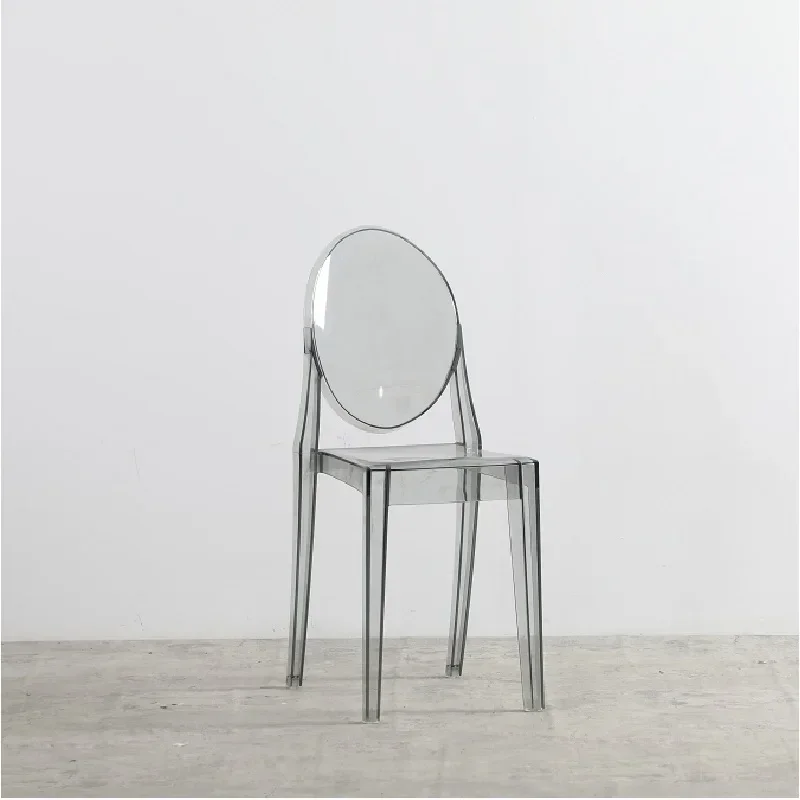 Modern Kitchen Plastic Dining Chair Nordic Restaurant Minimalist Acrylic Clear Dining Chair Transparent Silla Home Furniture DQ