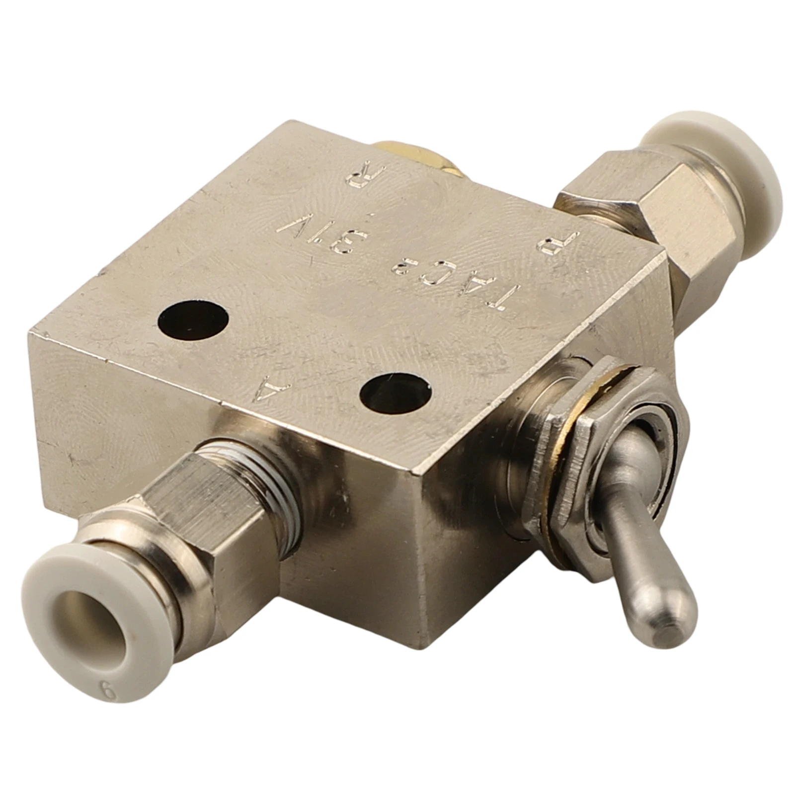 

TAC2-31V Pneumatic Switching Valve 2 Position 3 Way Mechanical Valve With 6mm Connector Muffler Versatile Applications