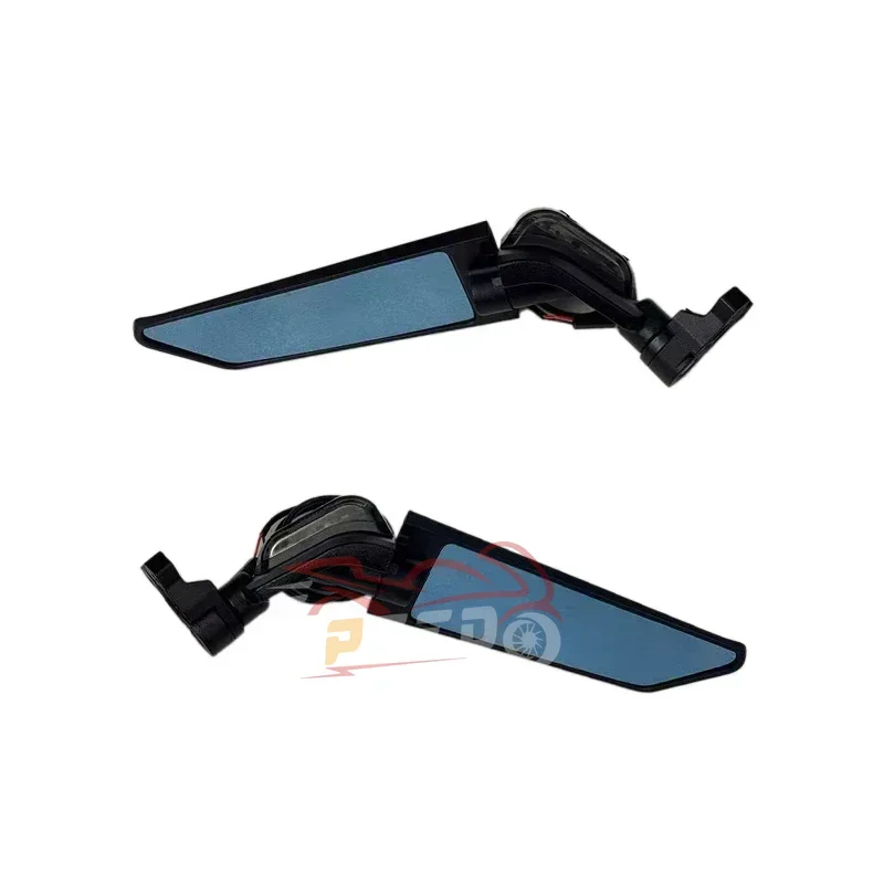 لـ CFMOTO 450SR 450sr 450 SRرؤية خلفية معدلة مع إشارة الانعطاف جميع أجنحة الألومنيوم مرآة الرؤية الخلفية ذات الجناح الثابت الخاص