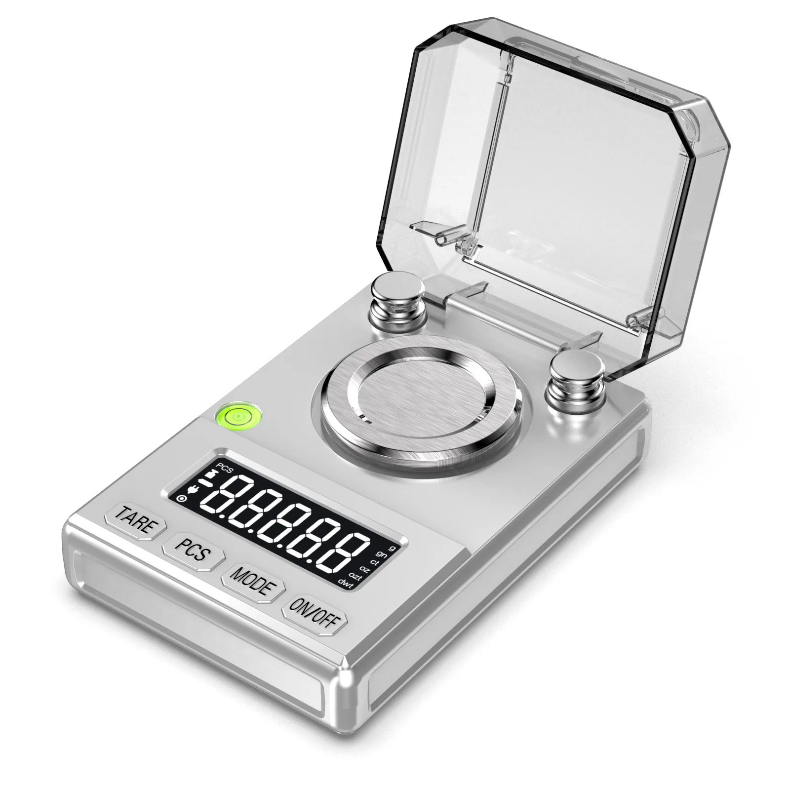 Accurate Pocket Jewelry Scale, 100g X 0.001g High‑precision Milligram Scale With LCD Display For Gold Gem Weighing