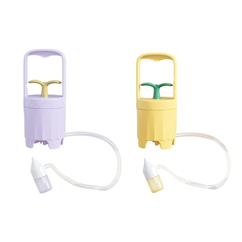 Hand Pulled Baby Nasal Aspirator Versatile and Washable Handheld Nose Cleaning Device for Infant Daily Care and Relief