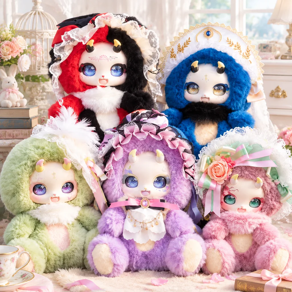 Tutulong Boboco 500% V2 The Night Of Ritual Beauty Series Plush Blind Box Ornament Decor Trendy Toy Doll Surprise Birthday Gift
